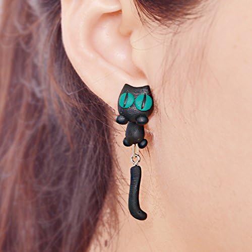 Mythical Black Cat Earrings - Mythical Pieces
