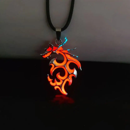 Luminous Dragon Pendant Necklace