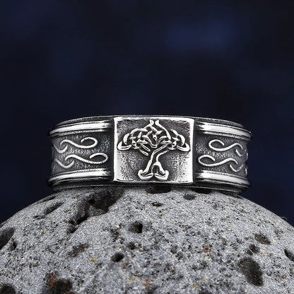 Heritage Nordic Celtic Knot Ring - Mythical Pieces 11 / Yggdrasil