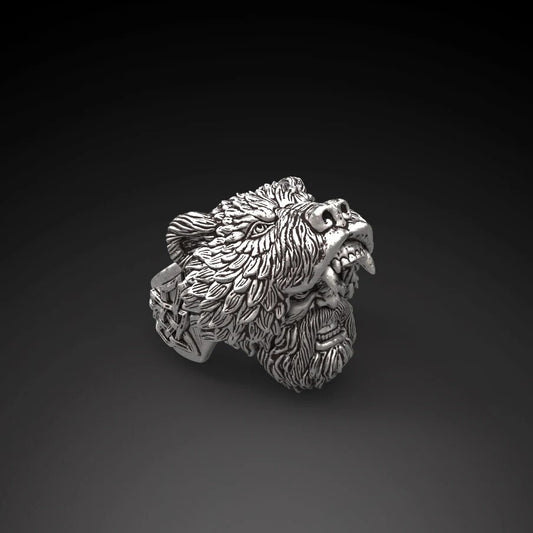 Bear Berserker Ring - Mythical Pieces