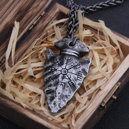 The Helm of Awe Viking Necklace - Mythical Pieces Style 1 / with box