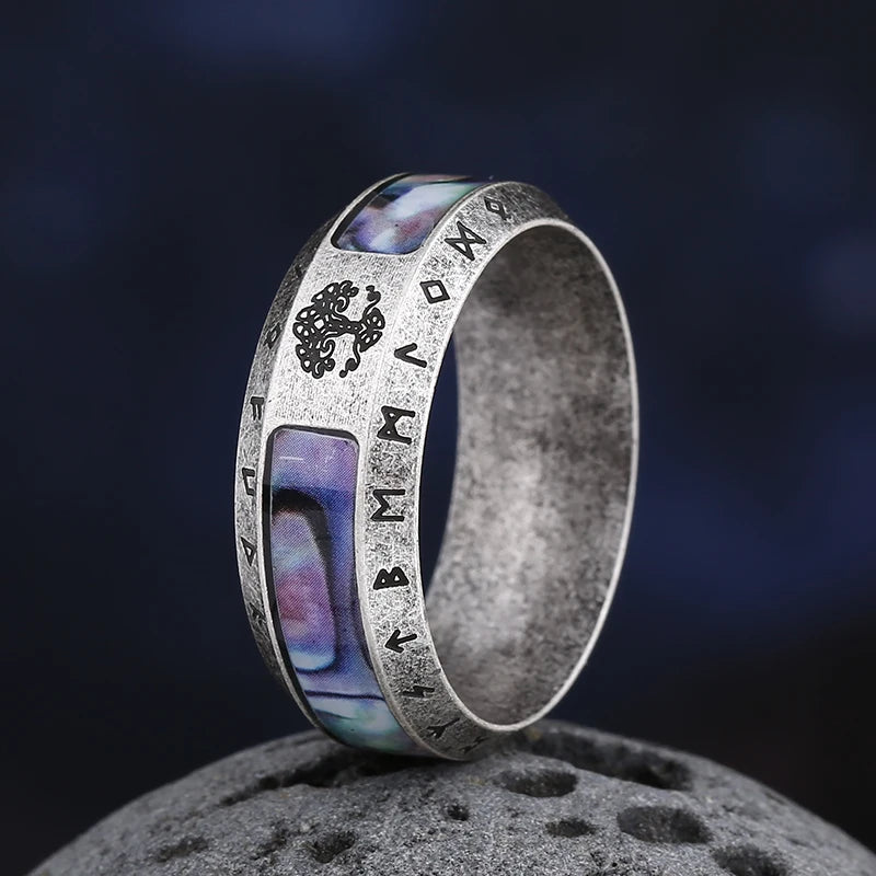Nordic Tree of Life Tungsten Ring - Mythical Pieces
