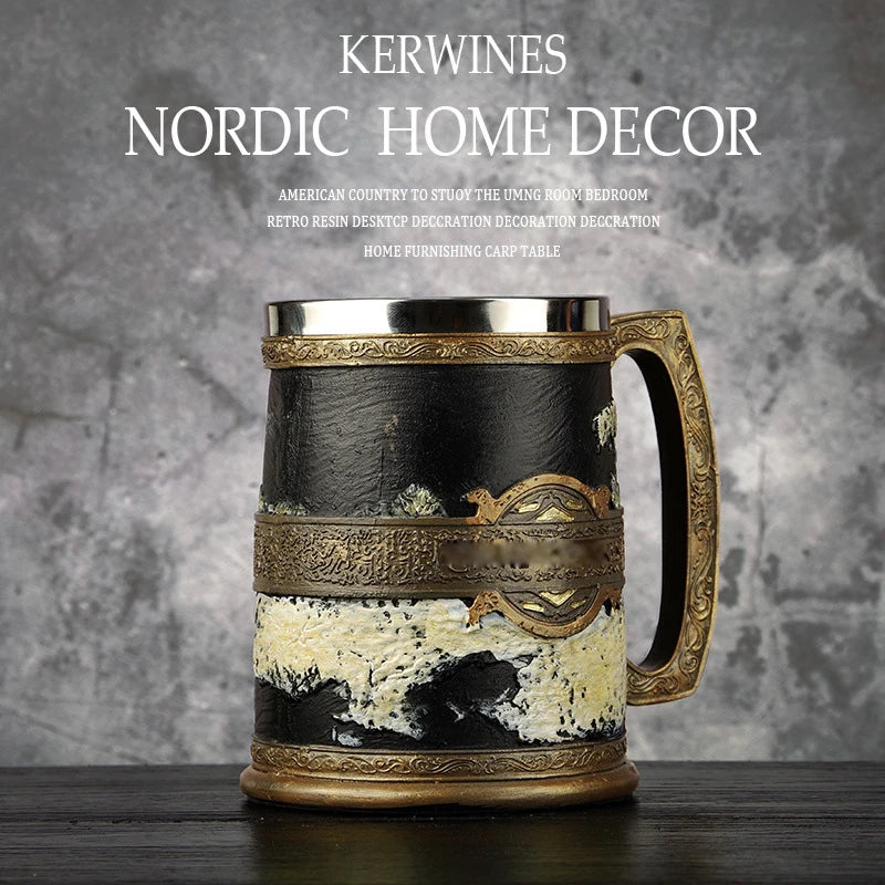 Kerwines Nordic Tankard Wine Mug - Mythical Pieces L / 600ml