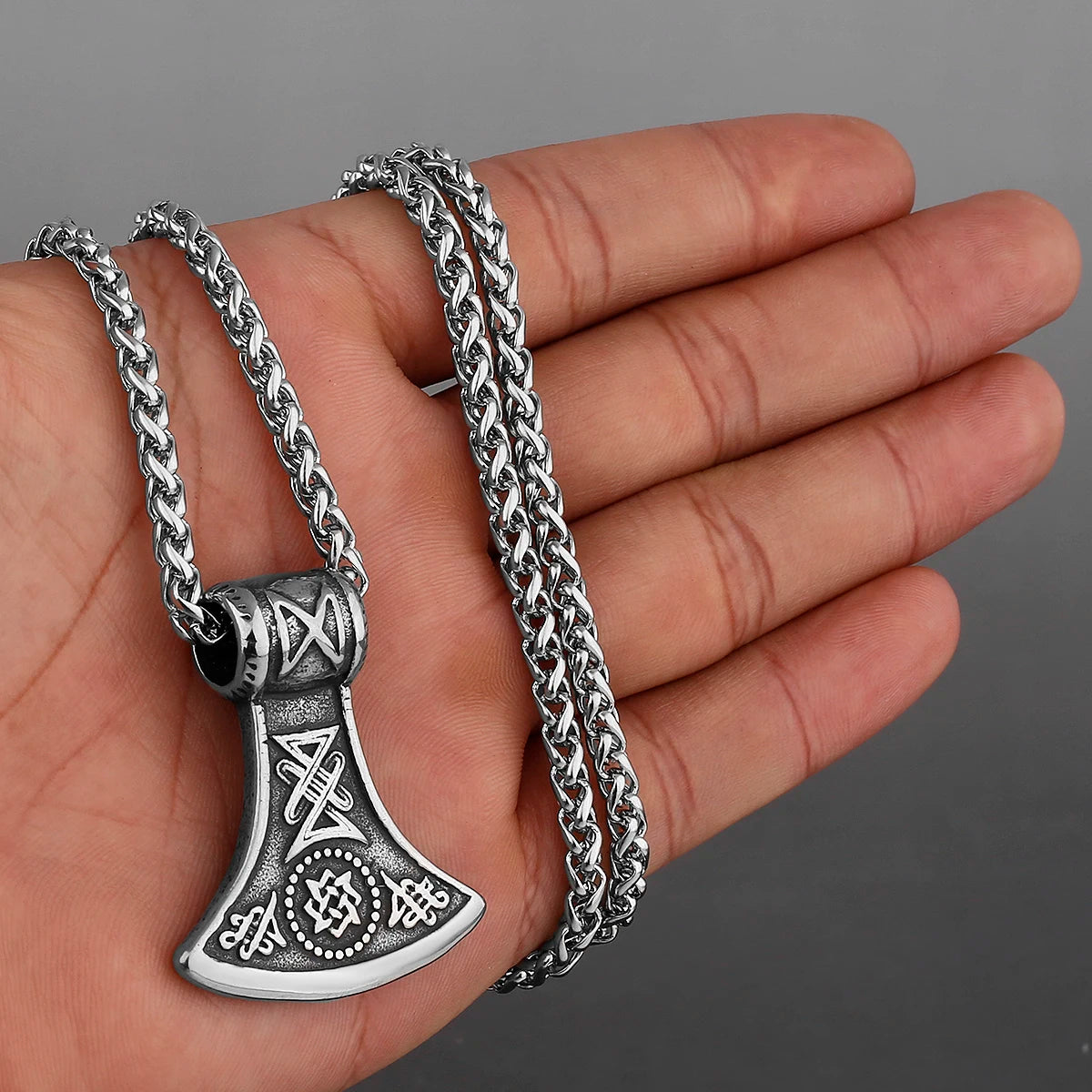 Viking Axe Necklace Pendant - Mythical Pieces Only Pendant / WJ 504