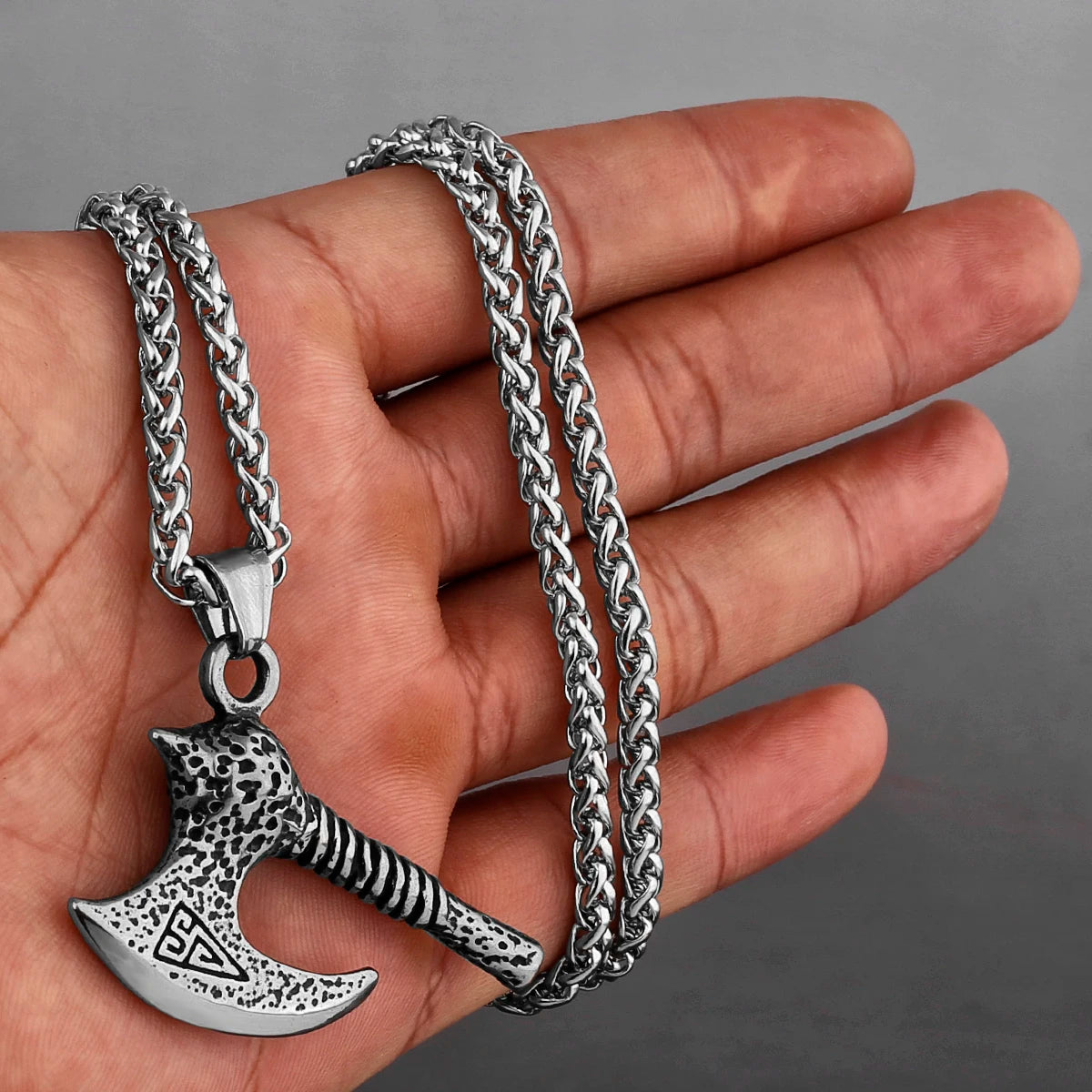 Viking Axe Necklace Pendant - Mythical Pieces Only Pendant / WJ 506