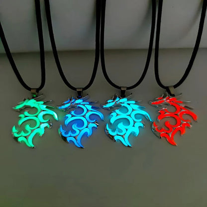 Luminous Dragon Pendant Necklace - Mythical Pieces