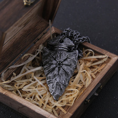 The Helm of Awe Viking Necklace - Mythical Pieces Style 2 / with box