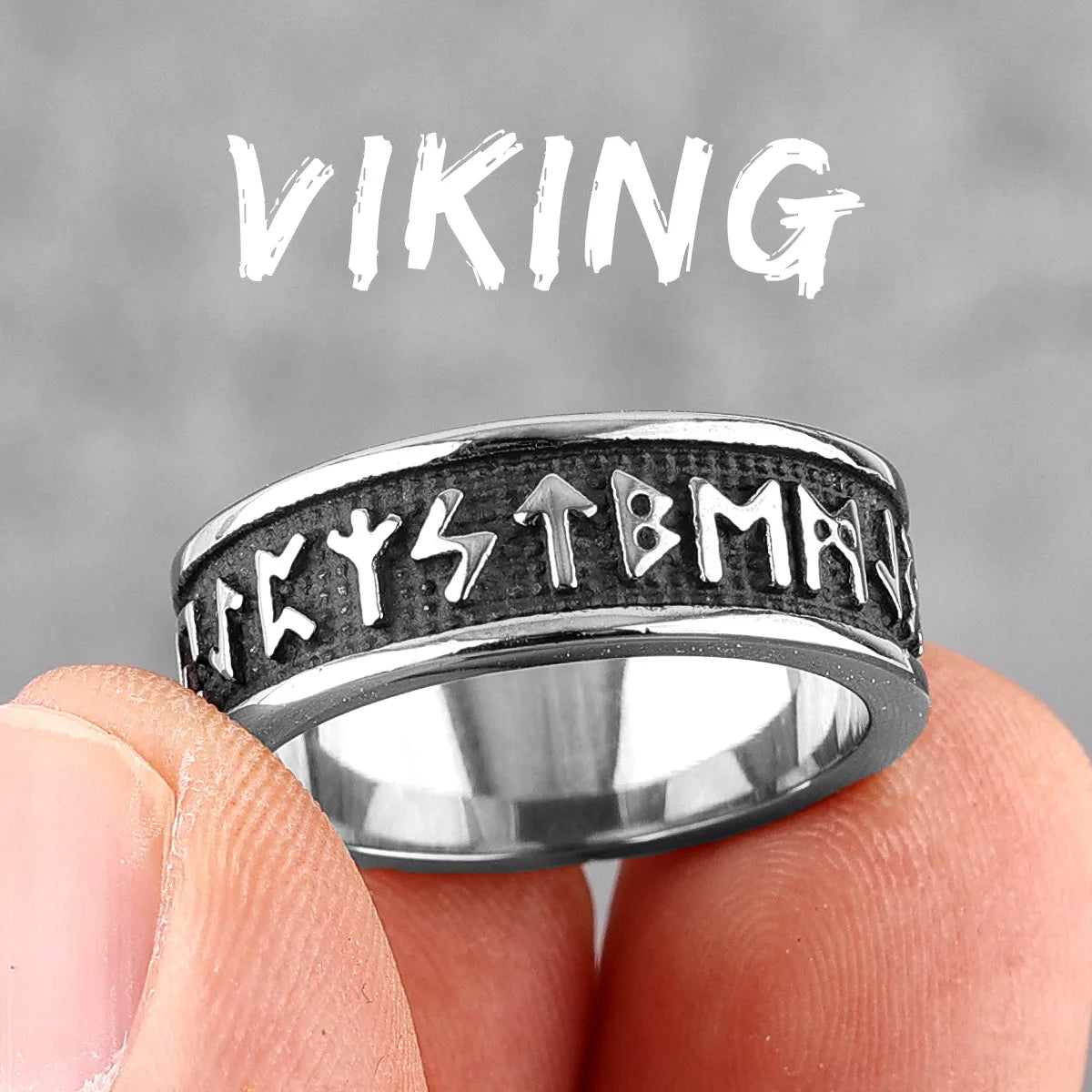 Vintage Edition - Viking Runes Celtic Knot Rings - Mythical Pieces