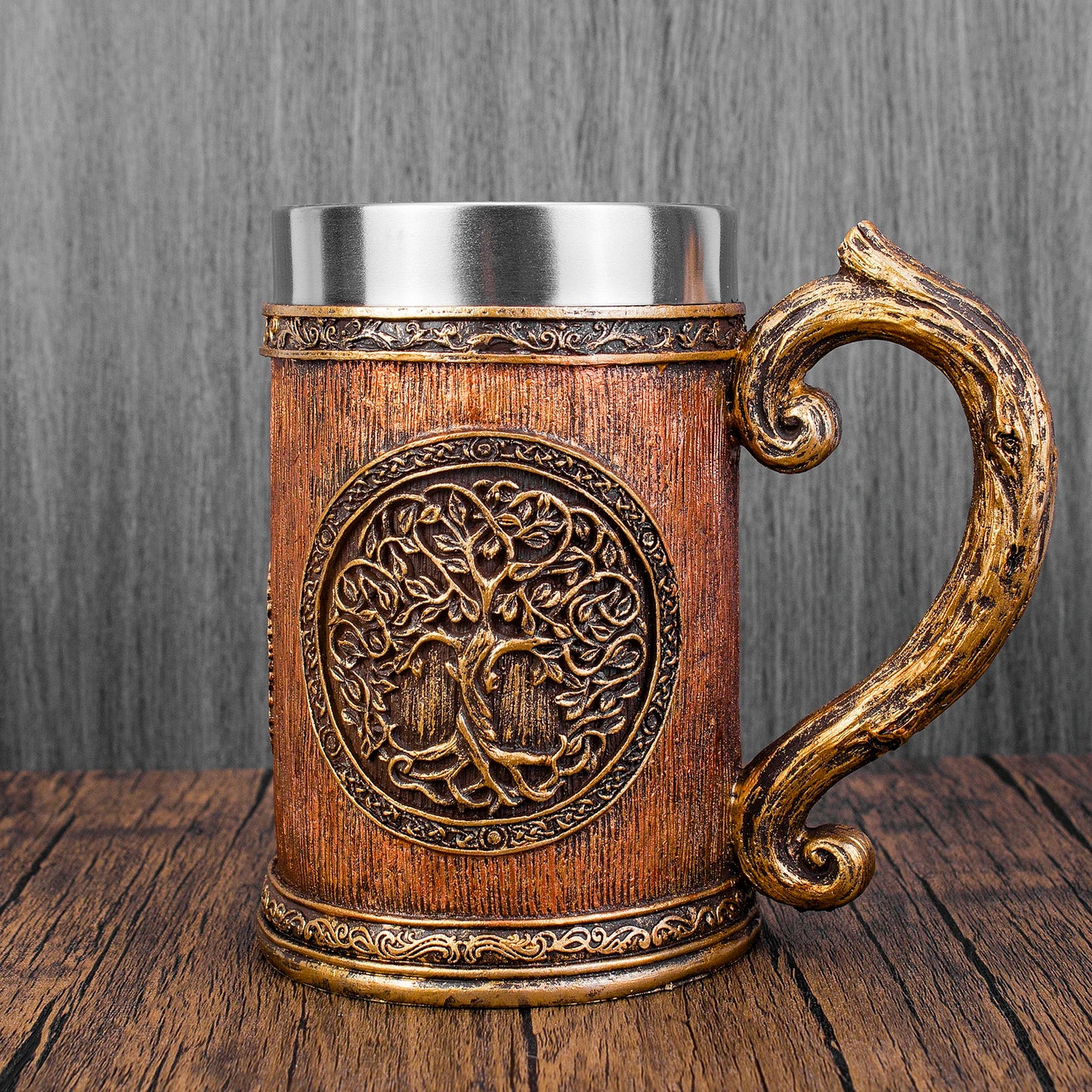 Nordic Tree of Life Yggdrasil Tankard Mug - Mythical Pieces