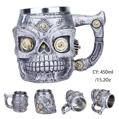 Viking Skull Tankard Mug - Mythical Pieces Gear / 450ml / CHINA