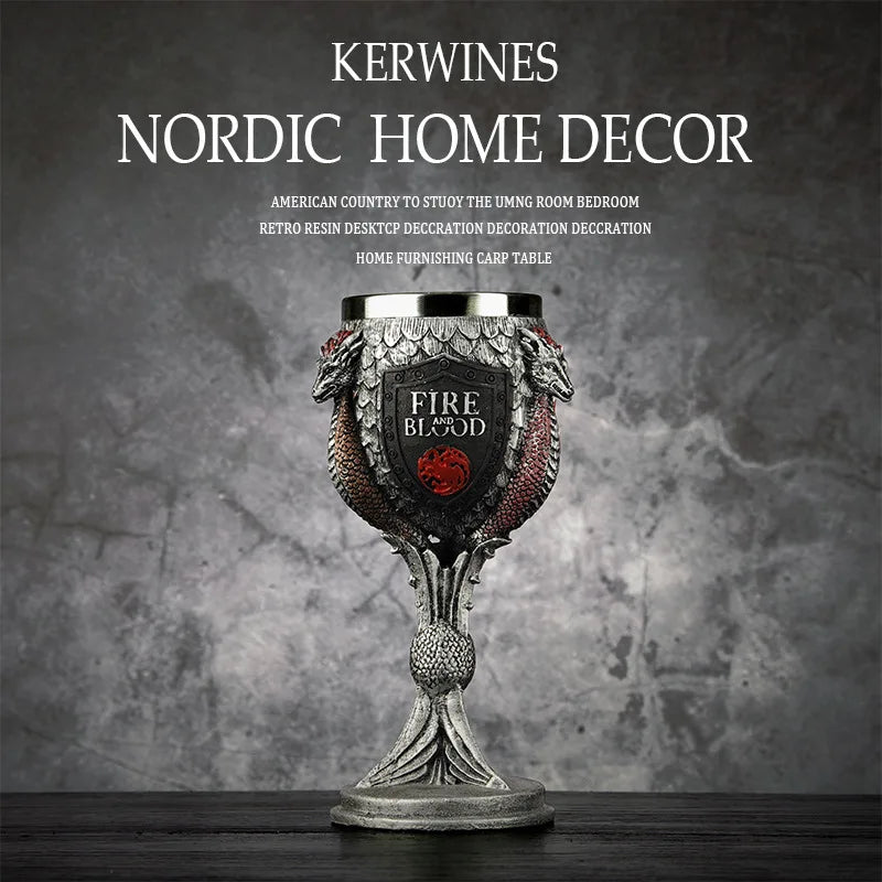 Kerwines Nordic Tankard Wine Mug - Mythical Pieces G / 600ml
