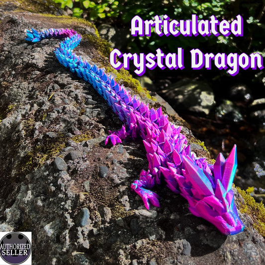 Mythical 3D Printed Giant Crystal Dragon