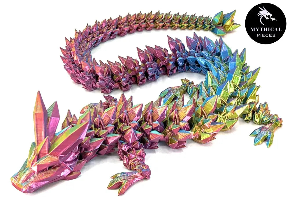 Mythical 3D Dragon - Mythical Pieces Crystal Dragon / Hologram - Limited Edition / Large - 21"(53cm)/ Limited Edition 24"(61cm)