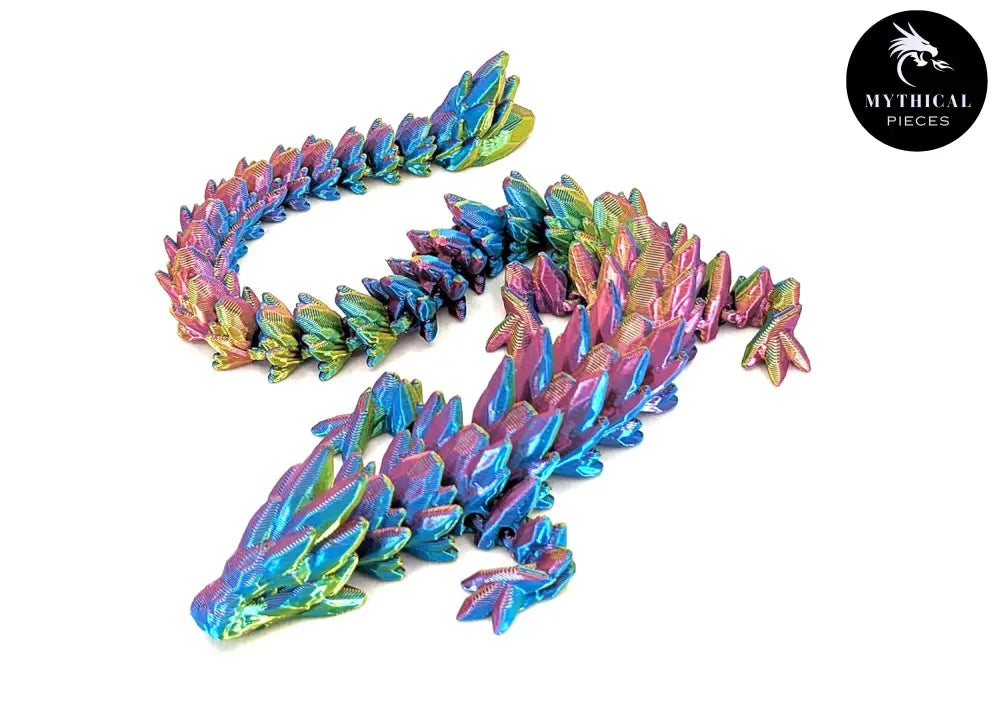 Mythical 3D Dragon - Mythical Pieces Gemstone Dragon / Hologram - Limited Edition / Small - 12"(30cm)
