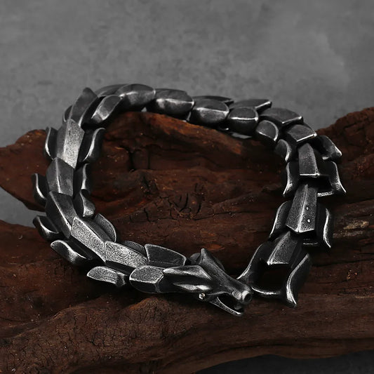 Power of the World Serpent Bracelet - Mythical Pieces Black / 19cm