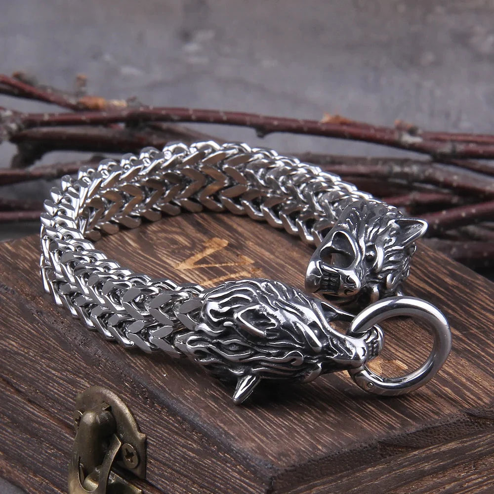 Fenrir's Bite Wolf Bracelets - Mythical Pieces
