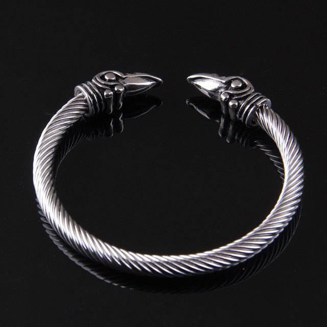 Raven Head Torc Bracelet - Mythical Pieces Ornamental
