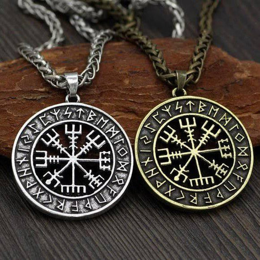 Vegvisir Compass Runic Amulet - Mythical Pieces