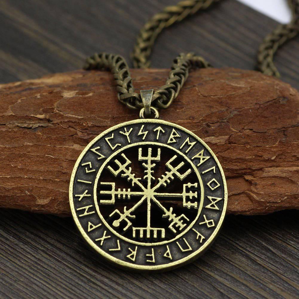 Vegvisir Compass Runic Amulet - Mythical Pieces